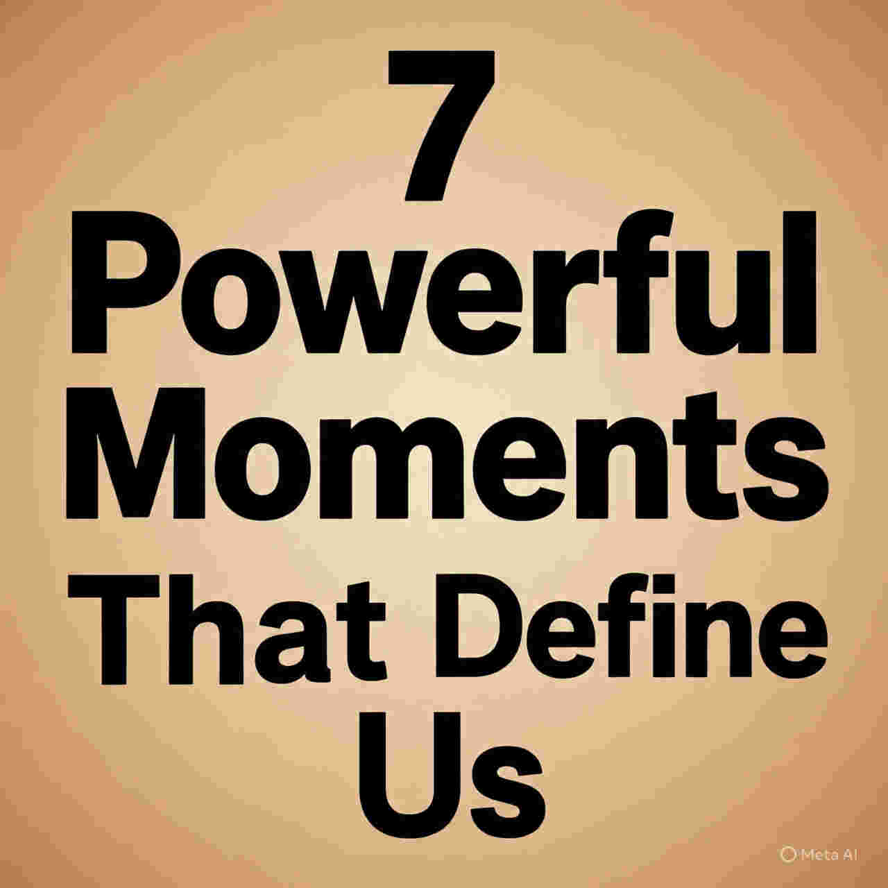 “7 Powerful Moments That Define Us: A Chronicle of Life’s Transformative Events”